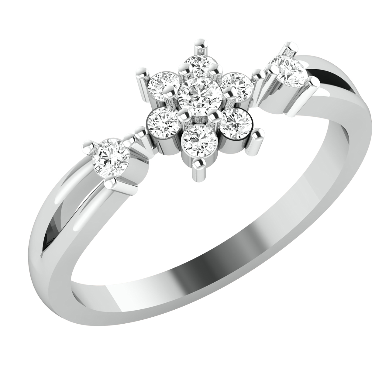 Kaito Round Diamond Engagement Ring